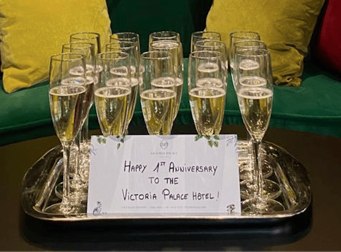 Joyeux anniversaire au VICTORIA PALACE HÔTEL !